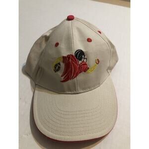 VINTAGE RARE HIT WEAR Embroidered FOOTBALL ADJUSTABLE HAT CAP 100% COTTON READ